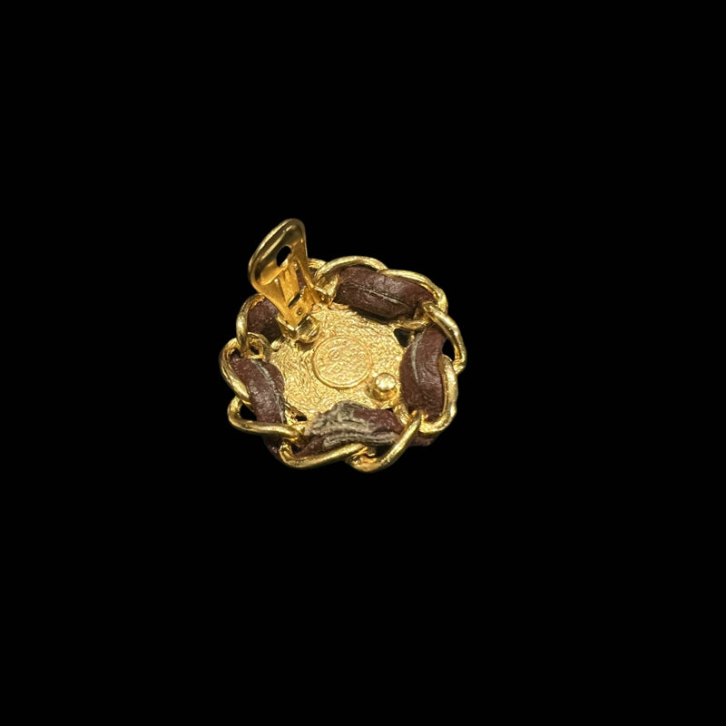 CHANEL Single Earring Alloy