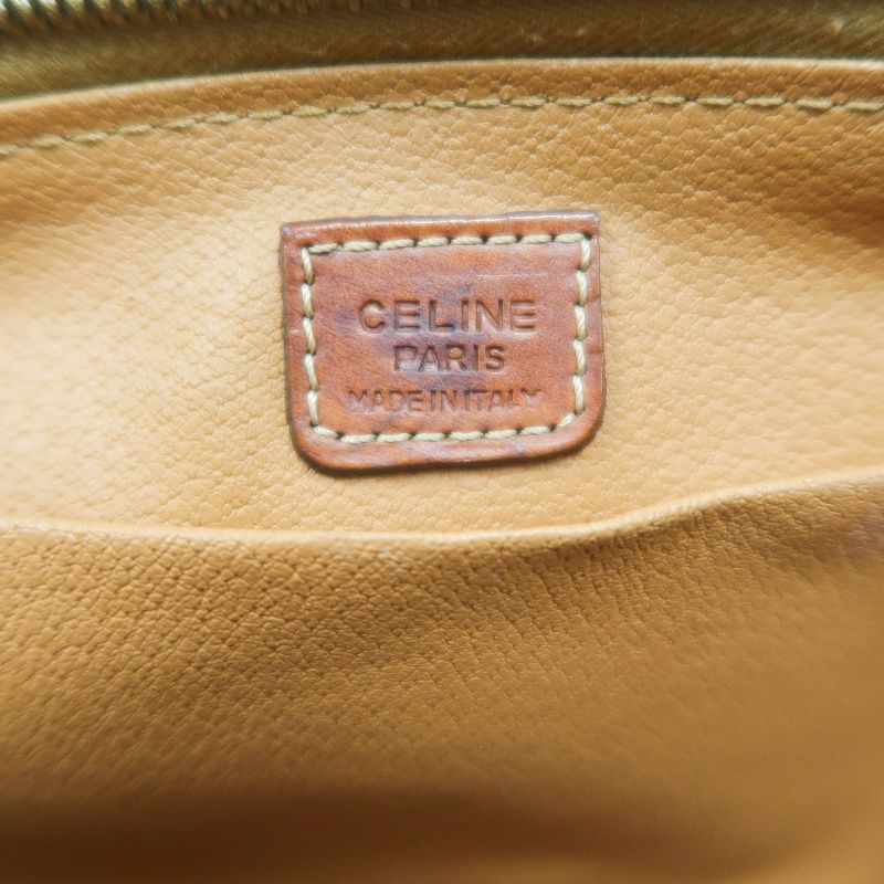CELINE Monogram PVC Pouch (Handbag/Cosmetic Bag), Light Beige-Brown