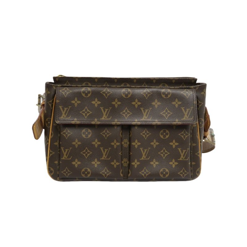LOUIS VUITTON Viva Cite GM, Brown Monogram, Top Handle/Shoulder Bag