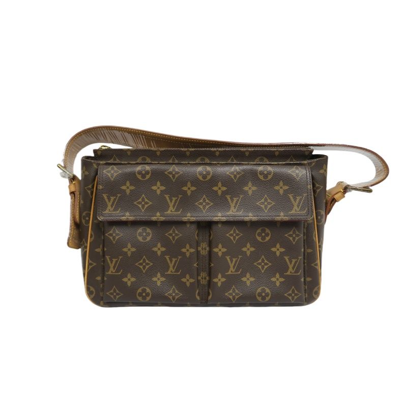 LOUIS VUITTON Viva Cite GM, Brown Monogram, Top Handle/Shoulder Bag