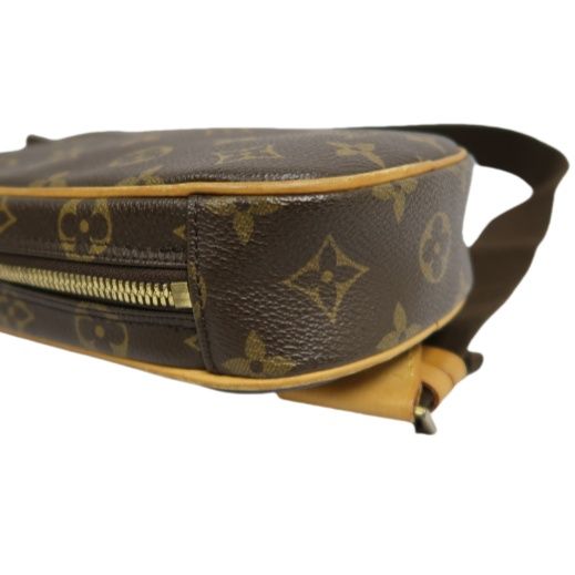 LOUIS VUITTON Monogram Brown Pochette Gange Crossbody Chest Bag