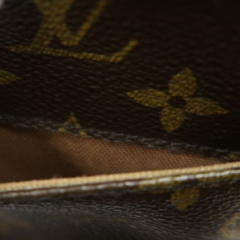 LOUIS VUITTON Monogram Brown Pochette Gange Crossbody Chest Bag