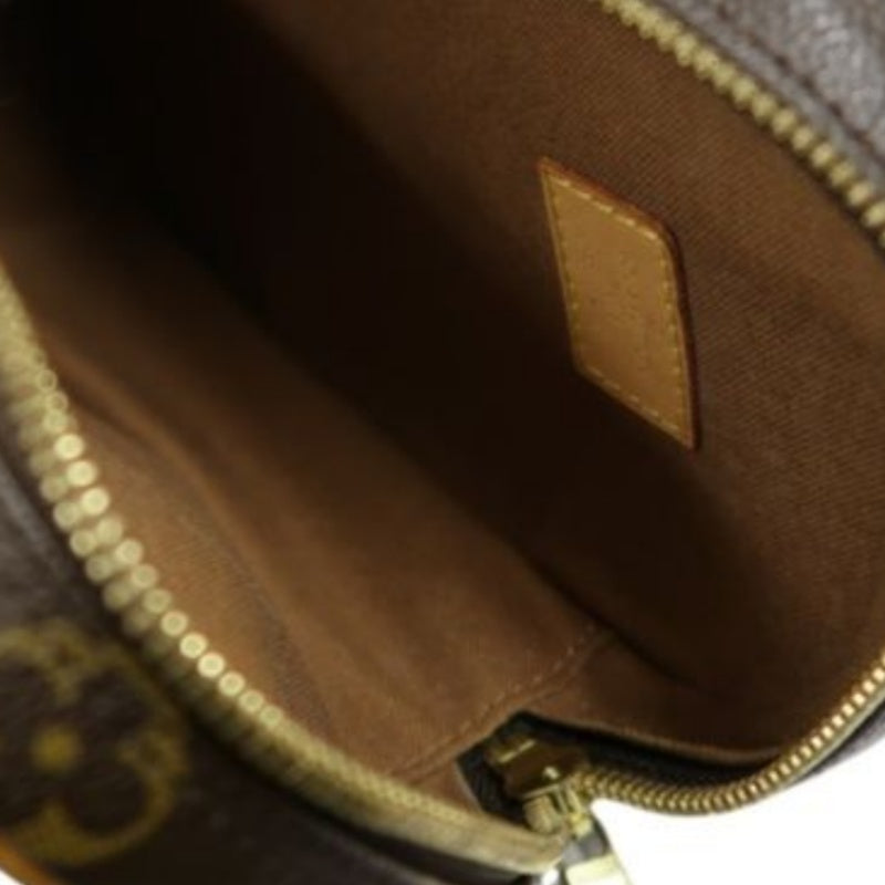 LOUIS VUITTON Monogram Brown Pochette Gange Crossbody Chest Bag