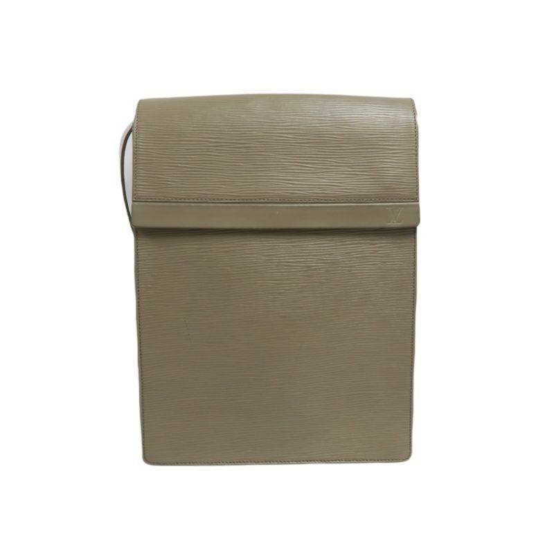 Louis Vuitton Epi Ramatuelle Pochette Shoulder Bag, Brown & Apricot, Calfskin