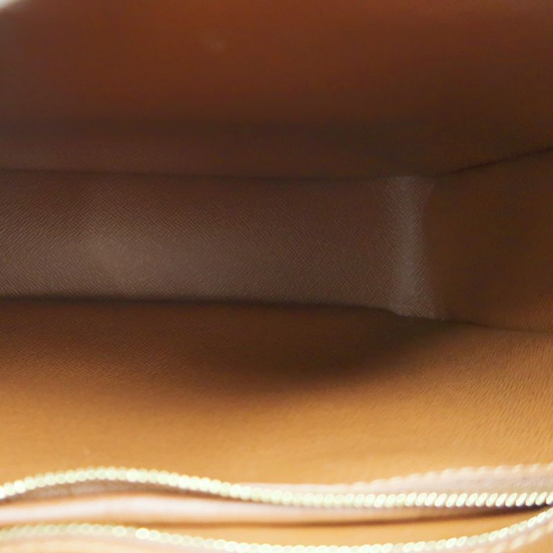 LOUIS VUITTON Monogram Nile Shoulder Bag, Brown, PVC-Coated Canvas, Horn Box Design