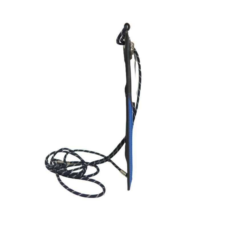 Louis Vuitton (LV) Damier Cobalt Pochette Phone, America's Cup 201 Shoulder Pouch, Blue-Black Color Block, Limited Edition, Includes Dust Bag, Box, Manual & Authentication Card (Men's Style)