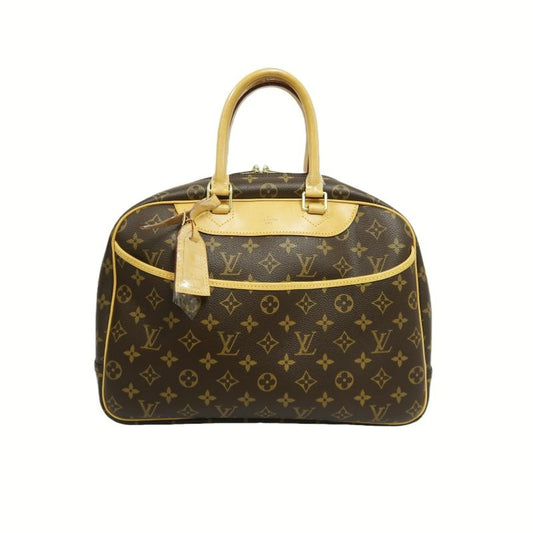 Louis Vuitton Monogram Deauville Handbag (With Name Tag)  PVC Jenny Bag Handbag