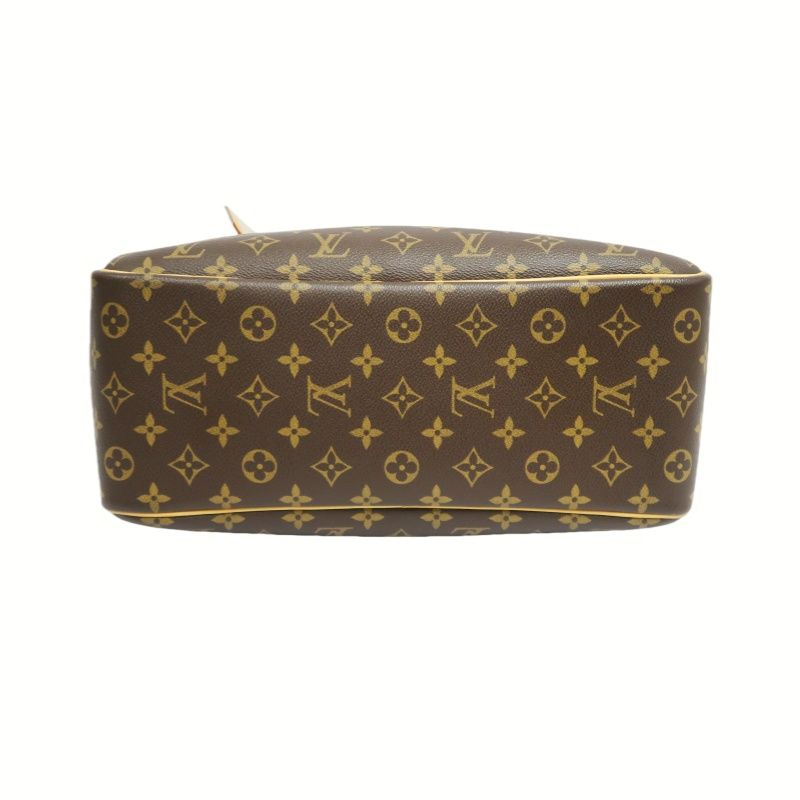 Louis Vuitton Monogram Deauville Handbag (With Name Tag)  PVC Jenny Bag Handbag