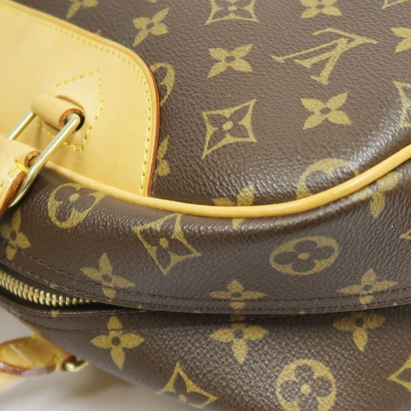 Louis Vuitton Monogram Deauville Handbag (With Name Tag)  PVC Jenny Bag Handbag