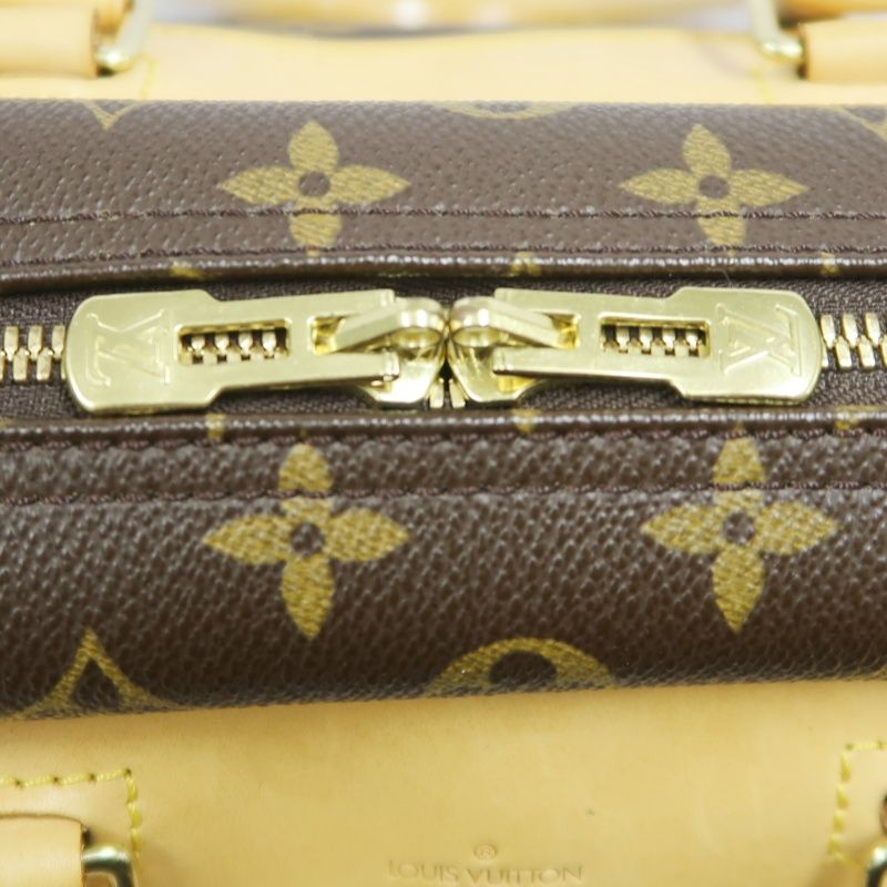 Louis Vuitton Monogram Deauville Handbag (With Name Tag)  PVC Jenny Bag Handbag