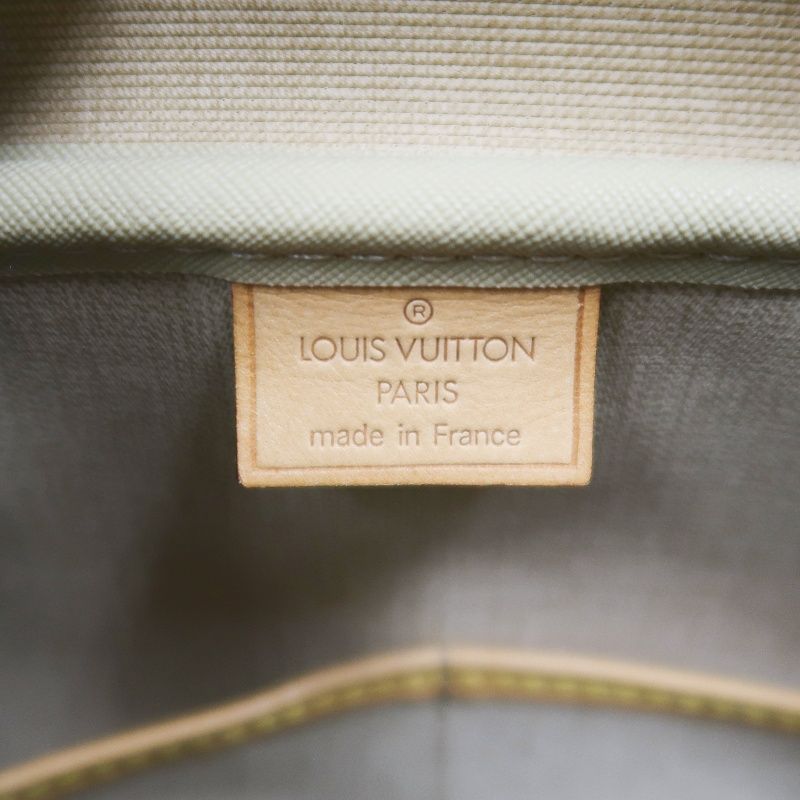 Louis Vuitton Monogram Deauville Handbag (With Name Tag)  PVC Jenny Bag Handbag