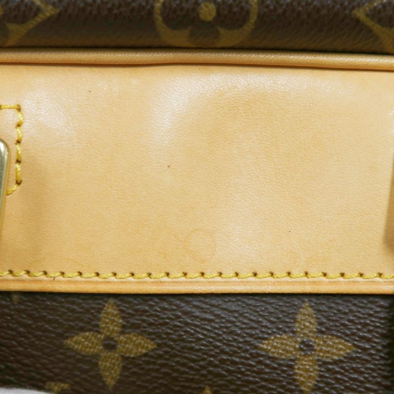 Louis Vuitton Monogram Deauville Handbag (With Name Tag)  PVC Jenny Bag Handbag
