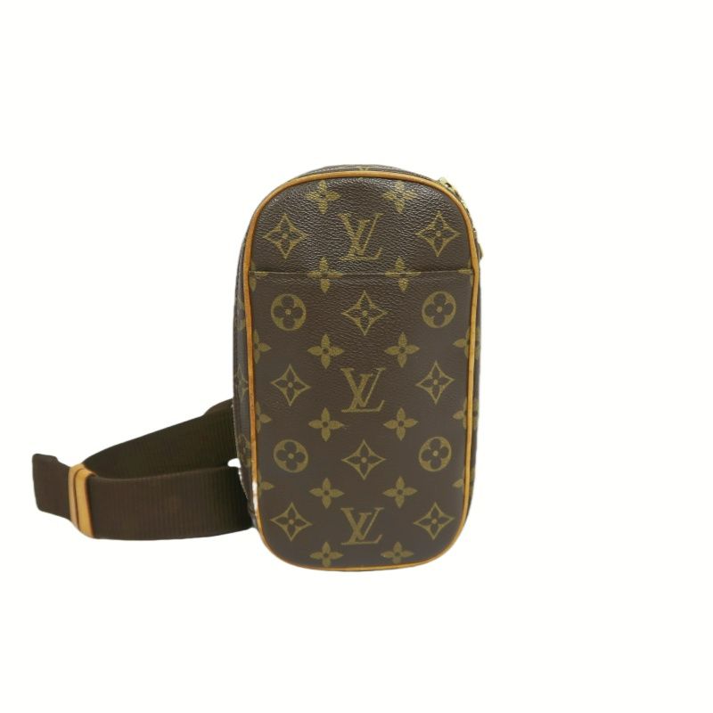 LOUIS VUITTON (LV) Monogram Pochette Ganju Brown Crossbody Bag