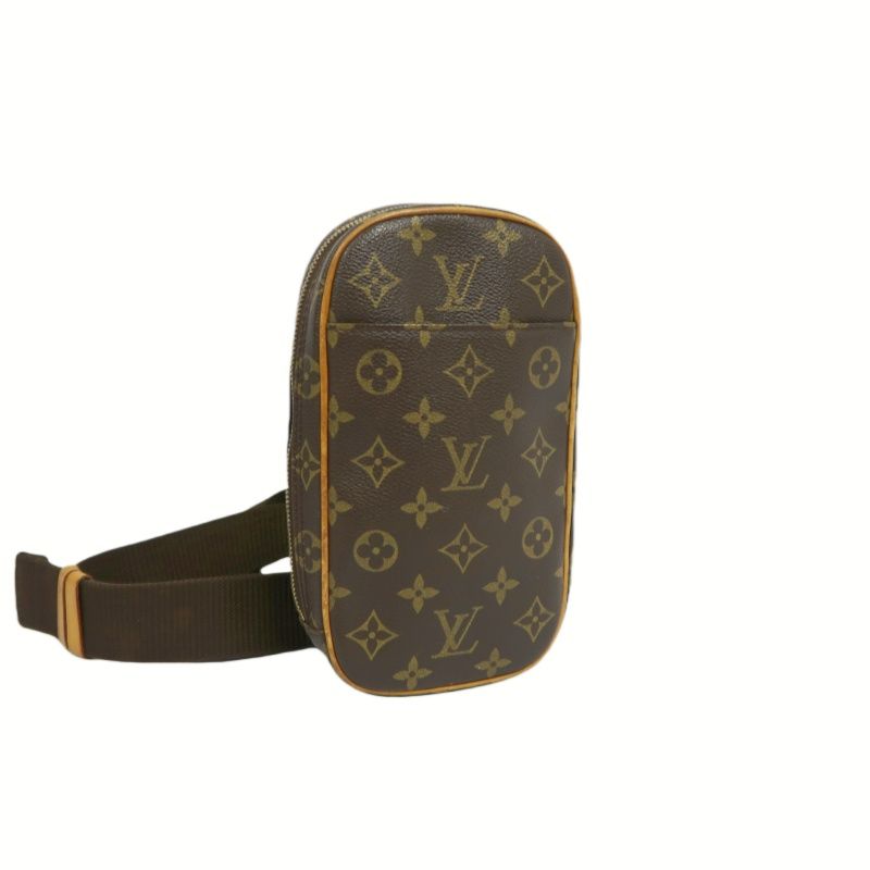 LOUIS VUITTON (LV) Monogram Pochette Ganju Brown Crossbody Bag