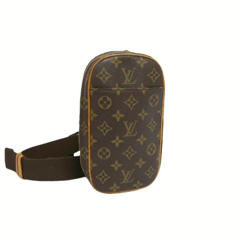 LOUIS VUITTON (LV) Monogram Pochette Ganju Brown Crossbody Bag