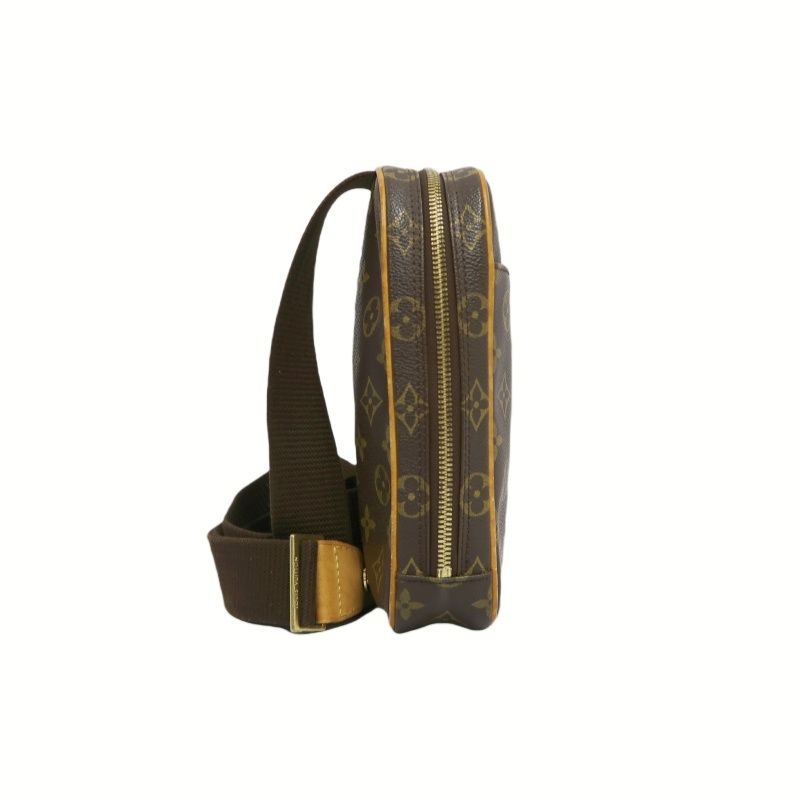 LOUIS VUITTON (LV) Monogram Pochette Ganju Brown Crossbody Bag