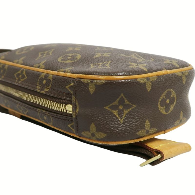 LOUIS VUITTON (LV) Monogram Pochette Ganju Brown Crossbody Bag