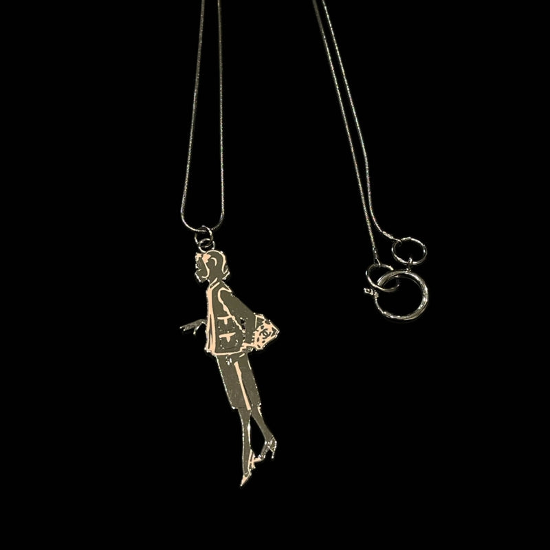CHANEL Silver-Plated Alloy Long Sweater Necklace