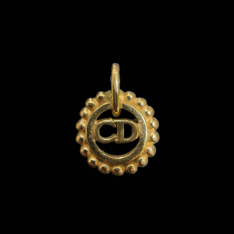 DIOR Pendant Top, Gold Plated, Alloy