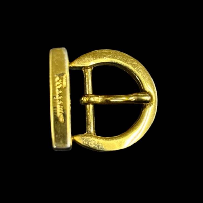 Ferragamo Slim Belt Buckle Gold-tone