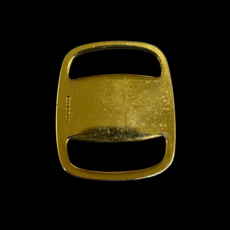 Ferragamo Gold-tone Belt Buckle & Scarf Ring