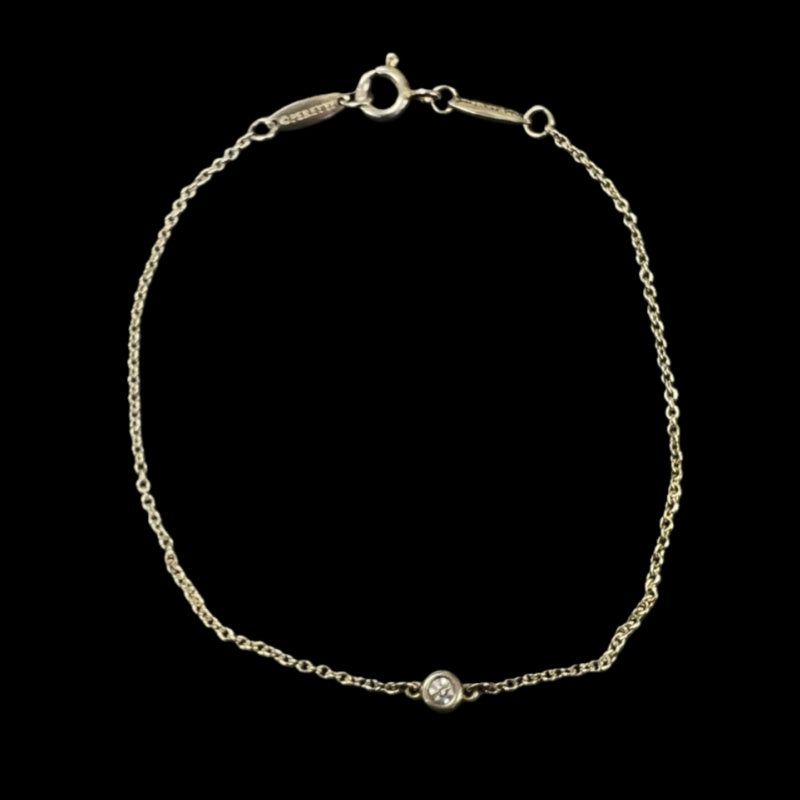 Tiffany bracelet, 925 silver, Return to Tiffany style, with box and dust bag, 0.95g, diamond