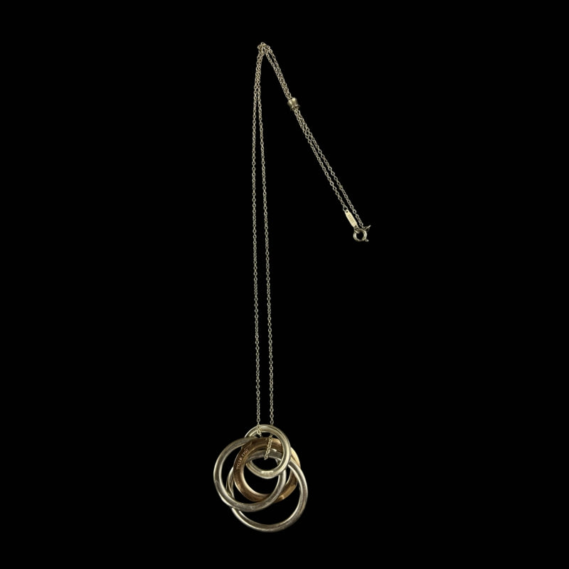 Tiffany & Co. 925 Silver Locking Circle Necklace