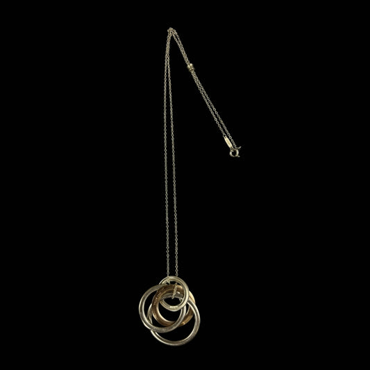 Tiffany & Co. 925 Silver Locking Circle Necklace