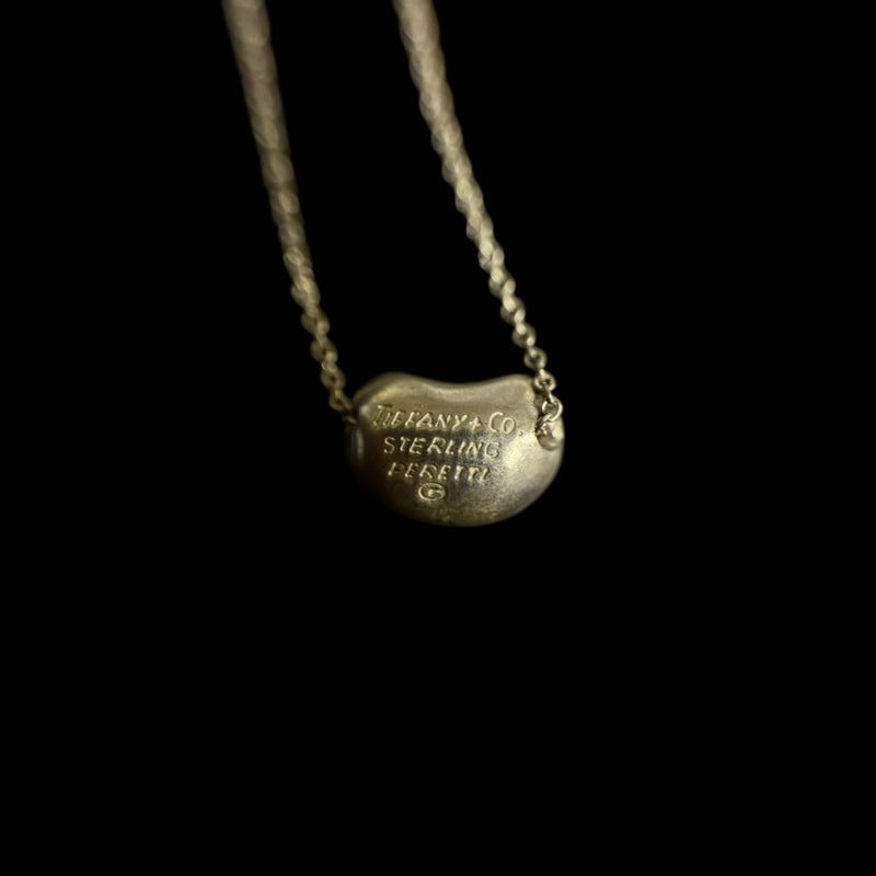 TIFFANY 925 silver bean necklace