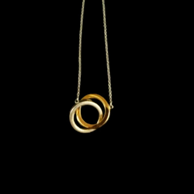 Tiffany necklace, two-tone, 925 silver/750 gold
