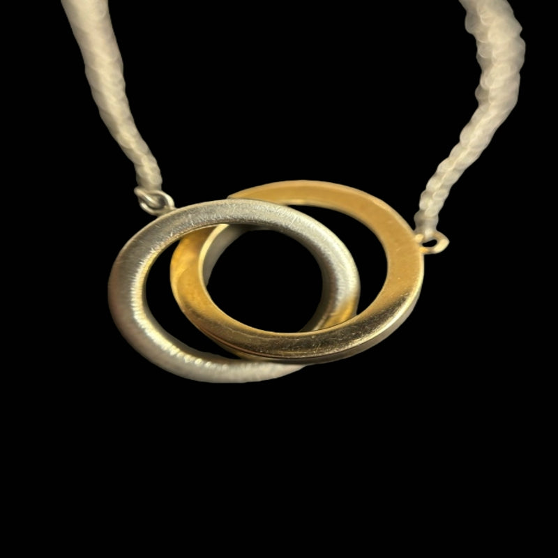 Tiffany necklace, two-tone, 925 silver/750 gold