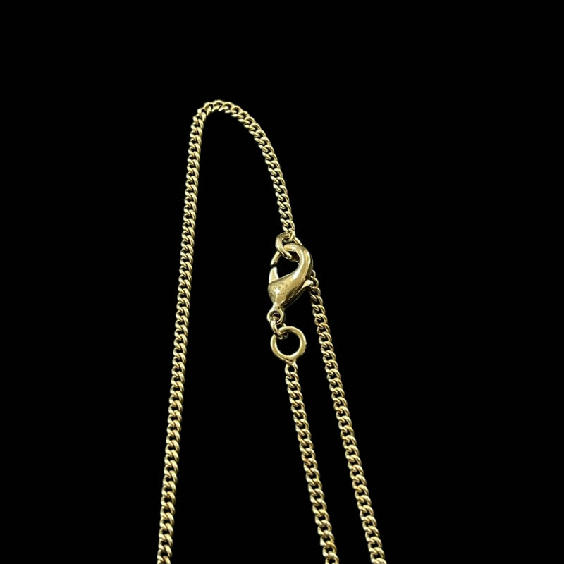 CHANEL Silver Pearl Camellia Necklace with Box