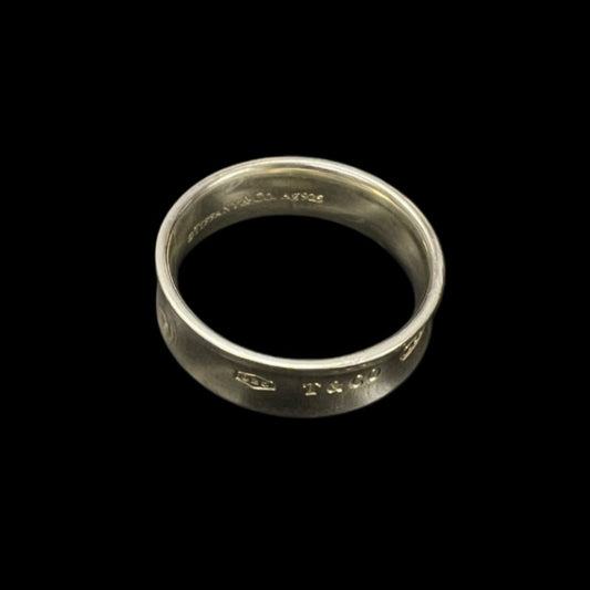 Tiffany & Co. 925 Silver Narrow Ring