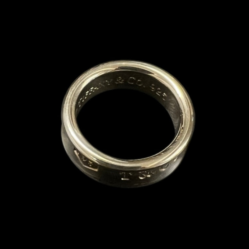 Tiffany & Co. 925 Silver Narrow Ring, with pouch