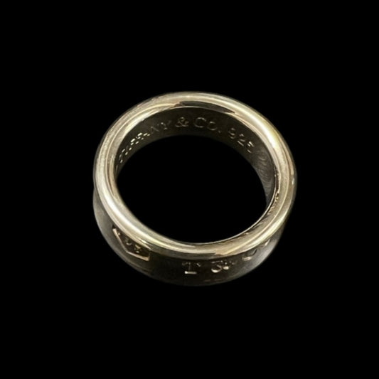 Tiffany & Co. 925 Silver Narrow Ring, with pouch