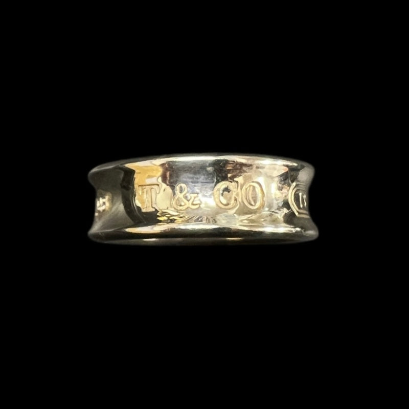 Tiffany & Co. 925 Silver Narrow Ring, with pouch