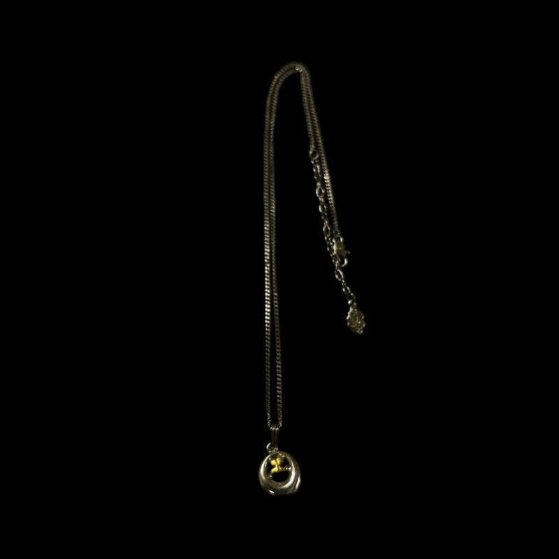 Courrèges Silver Hardware Necklace