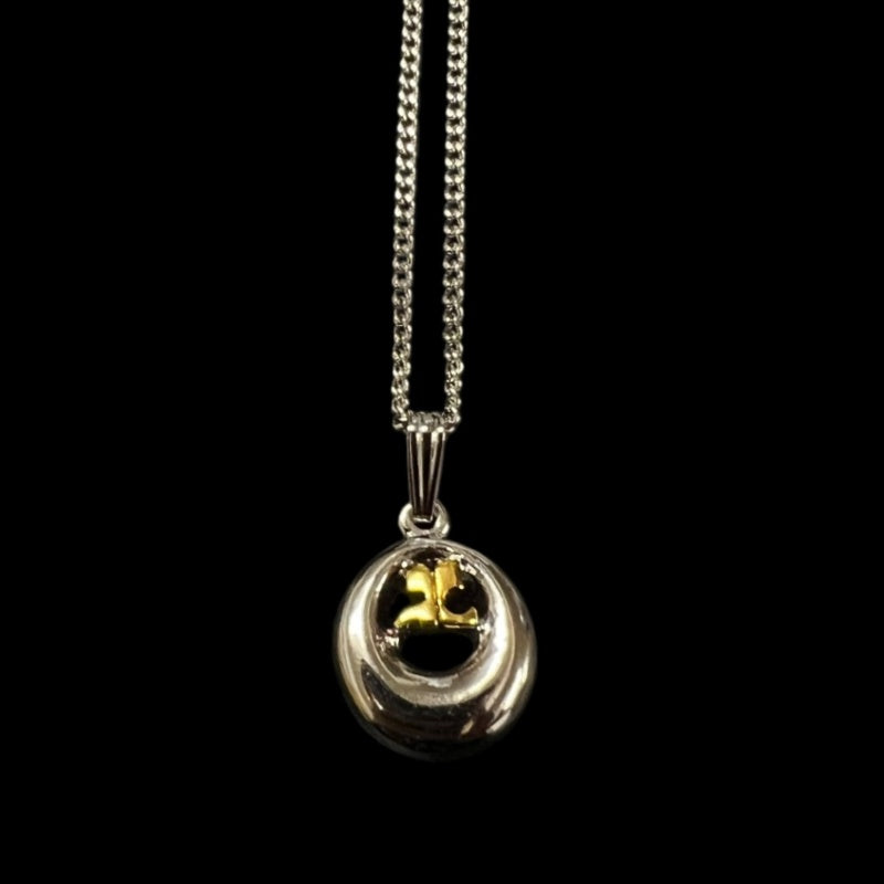 Courrèges Silver Hardware Necklace