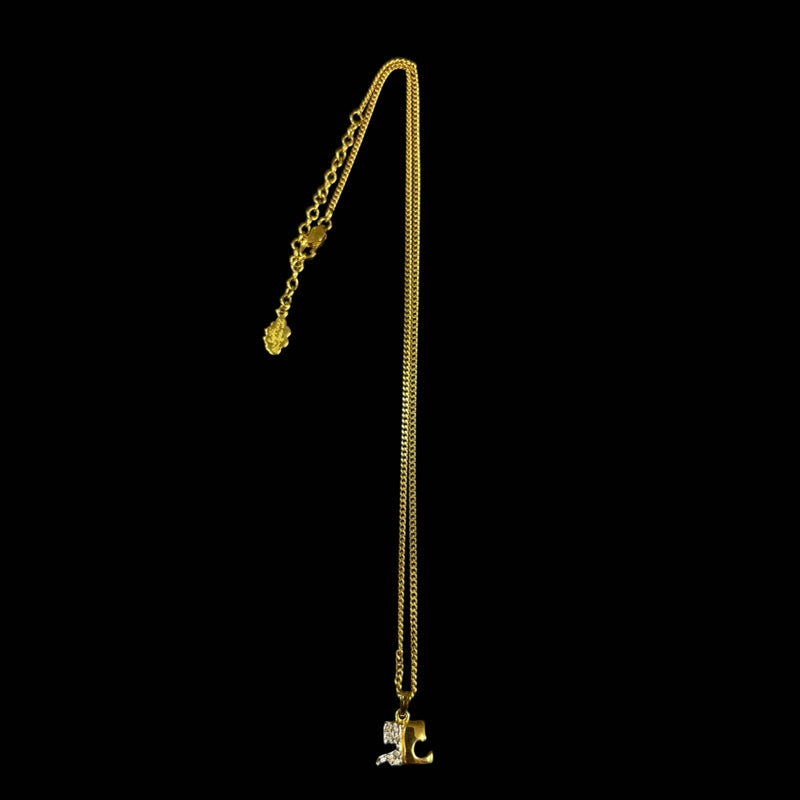 Courrèges Gold Hardware Alloy Necklace