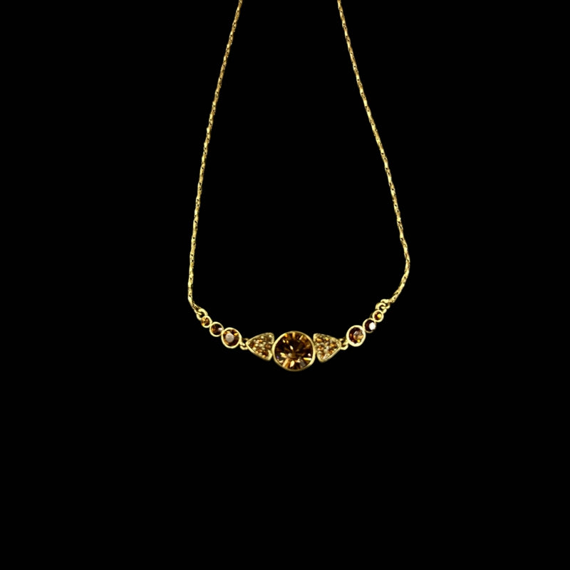 GIVENCHY Gold Tone Alloy Necklace