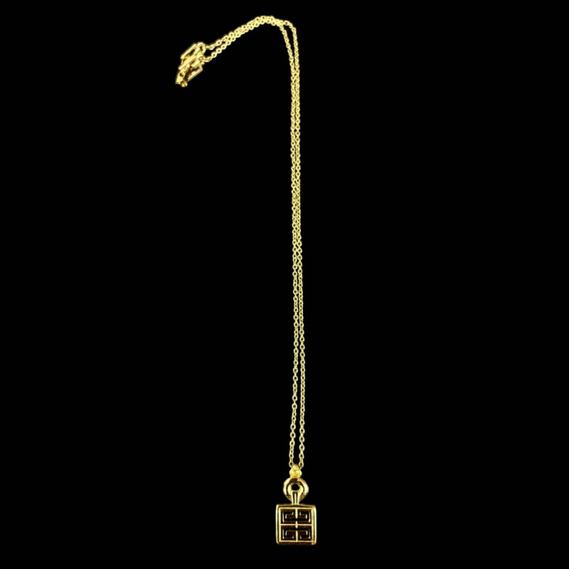 GIVENCHY Gold Tone Alloy Necklace