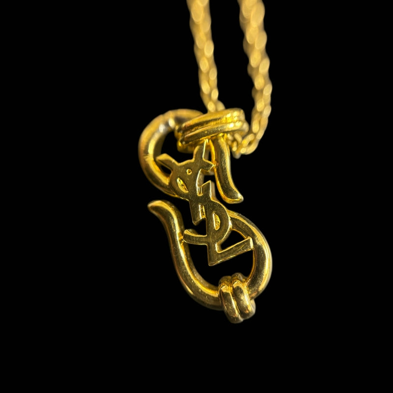 YSL Gold Plated Alloy Necklace