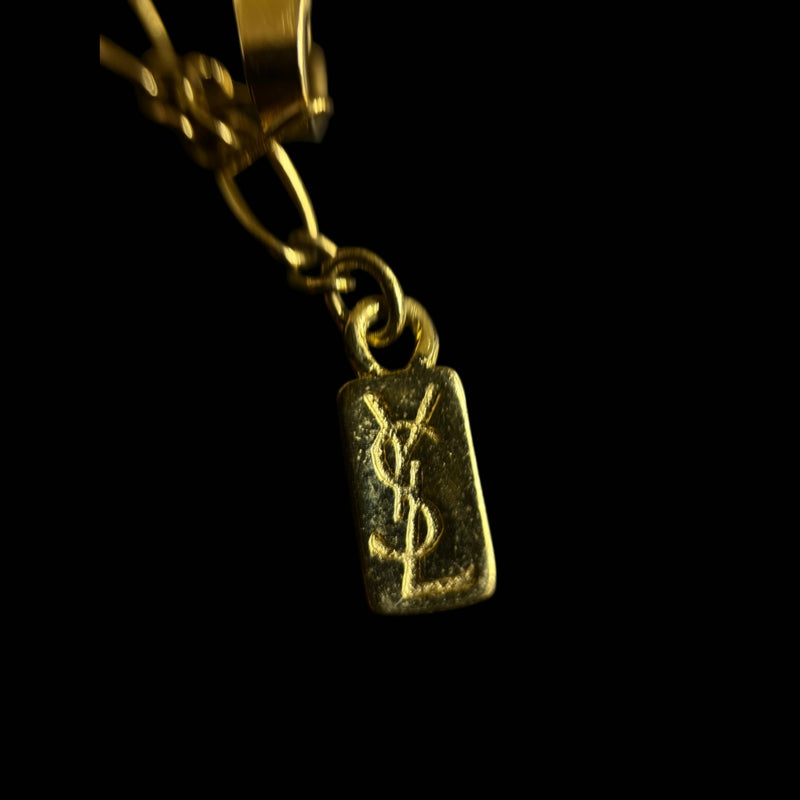 YSL Gold Plated Alloy Necklace