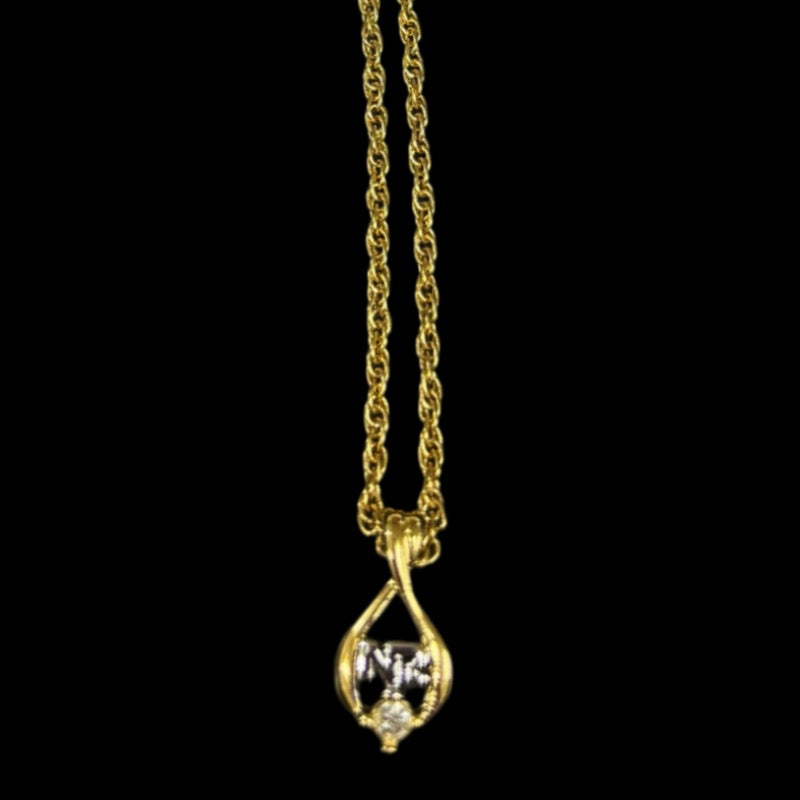 NINA RICCI Gold Hardware Necklace
