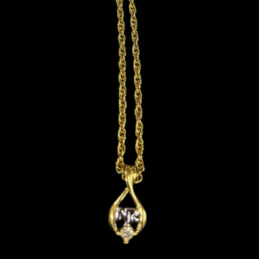 NINA RICCI Gold Hardware Necklace