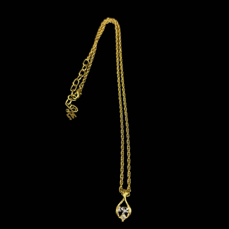 NINA RICCI Gold Hardware Necklace