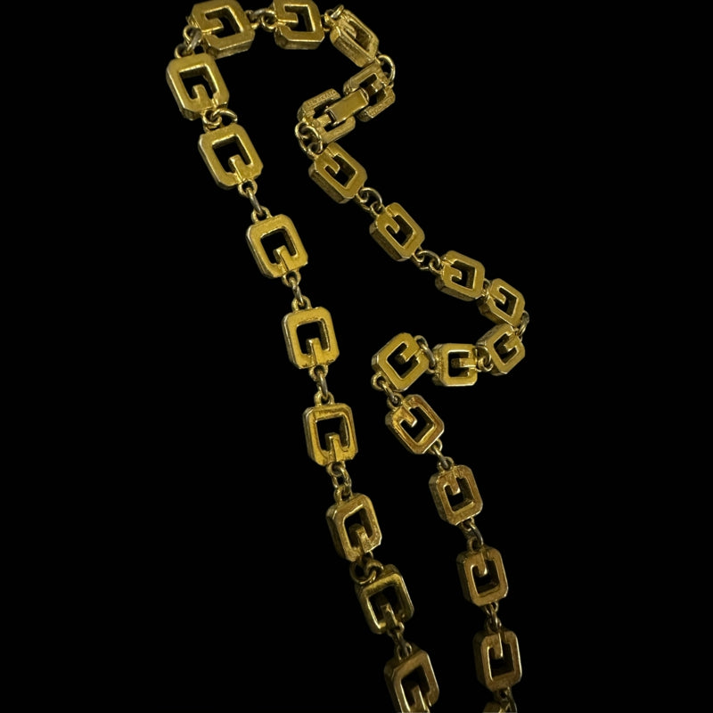 GIVENCHY Gold Tone Alloy Necklace