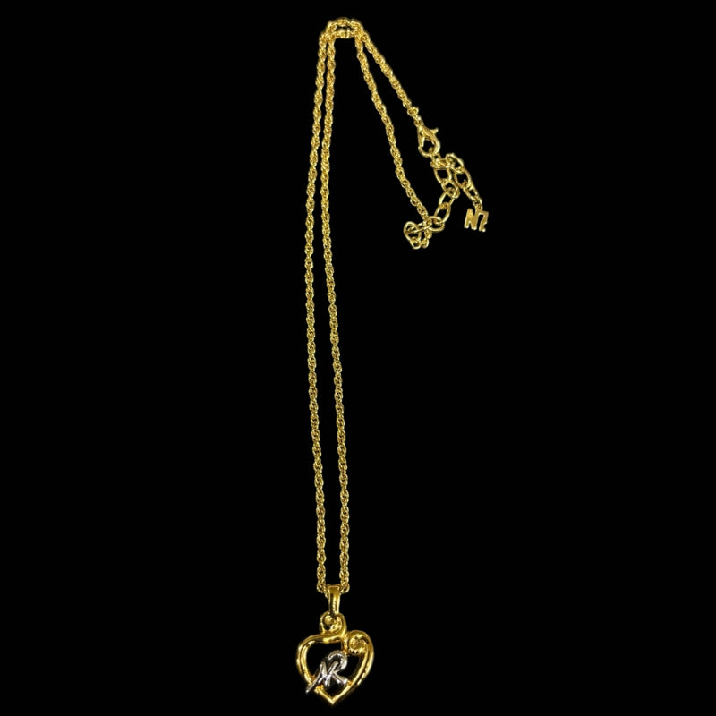 NINA RICCI Gold-Tone Heart Necklace