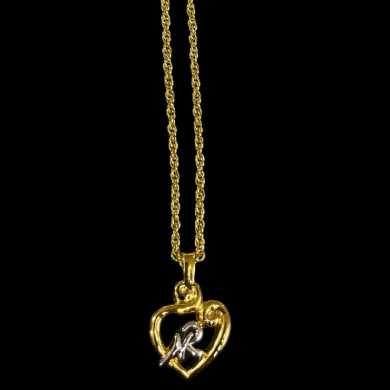 NINA RICCI Gold-Tone Heart Necklace