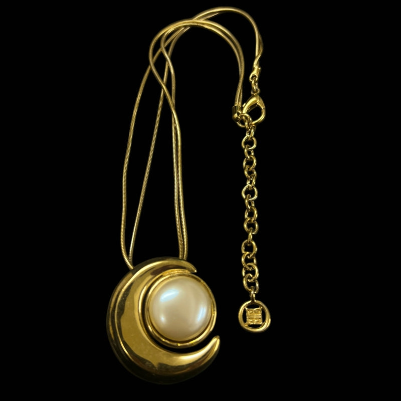 GIVENCHY Gold-Plated Fake Pearl Necklace